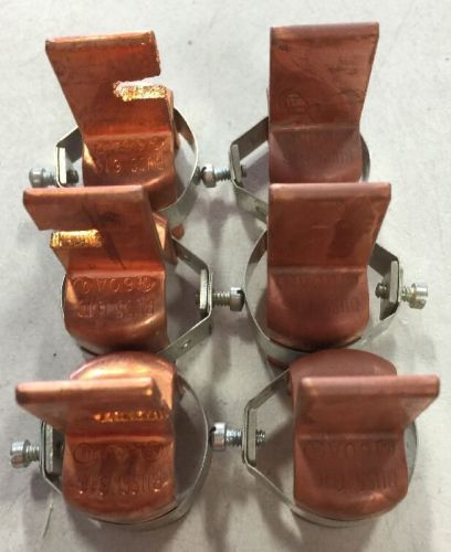 Lot of 6 buss 616 fuse reducers 60a with clamps for sale