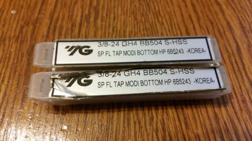 New yg1 3/8-24 gh4 bb504 bb504 s-hss sp fl tap mod 1 bottom hp no. 6b5243 for sale