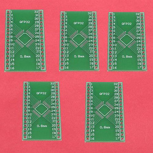 QFP32 to DIP32 Pinboard SMD to DIP 0.8mm Pin Pitch Adapter Converter PCB Board