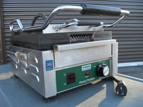 Waring WPG150B Commercial PANINI Press - Compact - 208V 2400W
