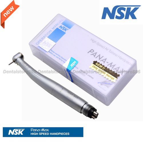 NSK PANA MAX Push Button Dental 4 Hole LED E-generator Handpiece 3 water Spray