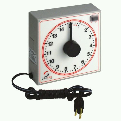 Gralab #255 precision timer, electric, 15 min. range,  buzzer, fmp 151-1032 for sale