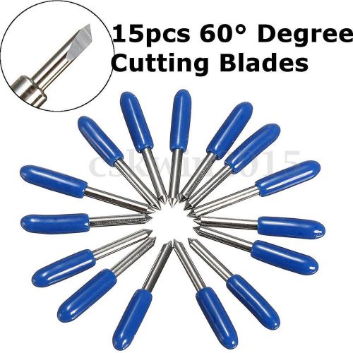 15Pcs 60° Degree Cutting Tungsten Blade For Roland Cutting Plotter Vinyl Cutter