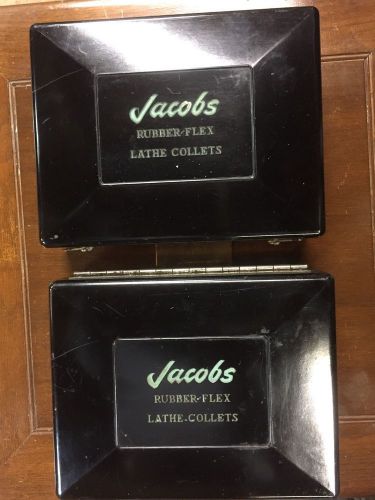 Jacobs rubber flex lathe collets : look unused