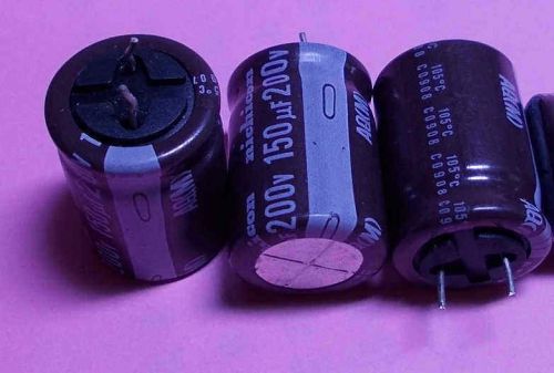 3pcs ALUMINUM ELECTROLYTIC CAPACITOR AQ 200V150UF 105C