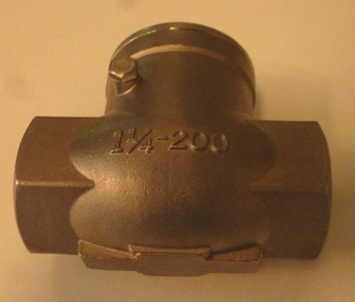 Inline brand check valve - s906 - 1 &amp; 1/4 inches - 200 lbs pressure for sale