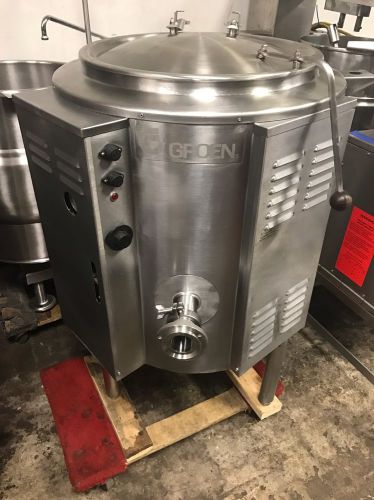 Groen ee-20 20-gallon kettle w/ 2/3-jacket, tri-leg base, electric for sale