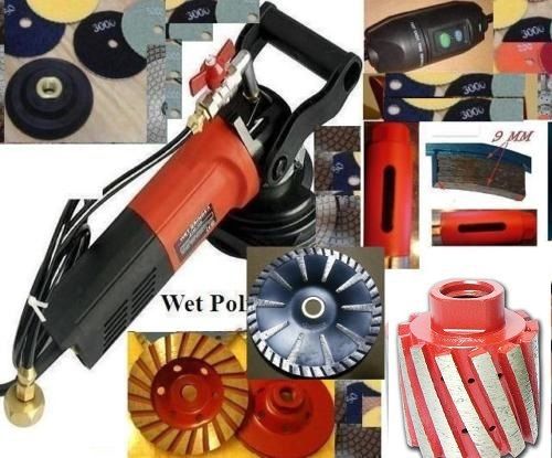 Sinkwork cut concrete granite sander cup pad convex blade 2&#034; core drill bit drum for sale