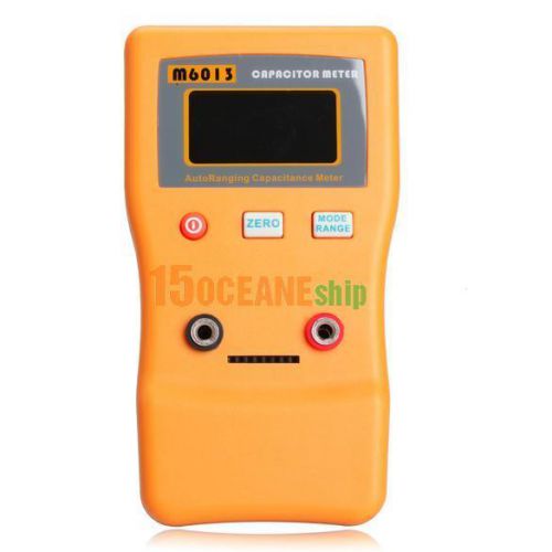 M6013 v2 autoranging capacitor meter capacitance tester 0.01pf to 470mf tool new for sale