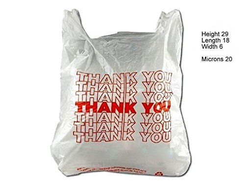 Thank You T-Shirt Shopping Bags Large, 220 Bags