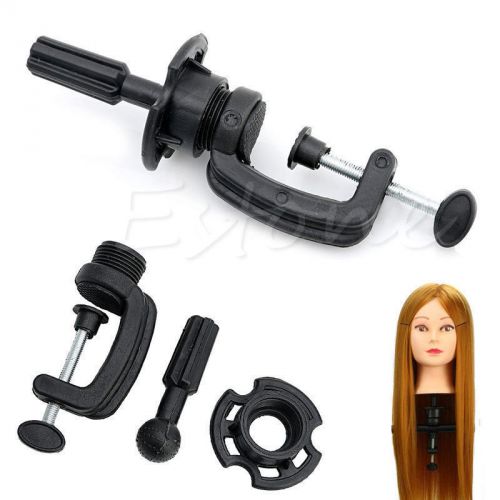Hot 1pc Adjustable Cosmetology Mannequin Head Wig Holder Stand Desk Table Clamp