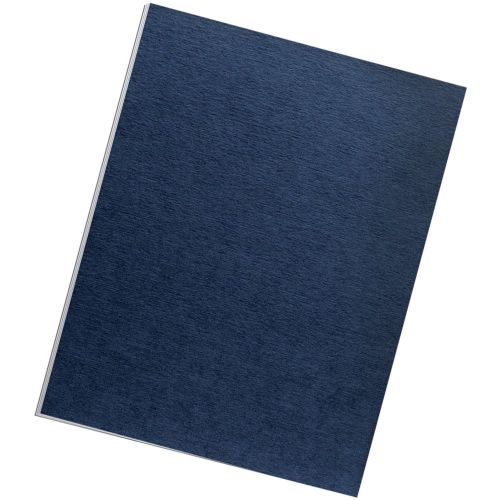 Fellowes Binding Linen Presentation Covers Letter Navy 200 Pack (52098)