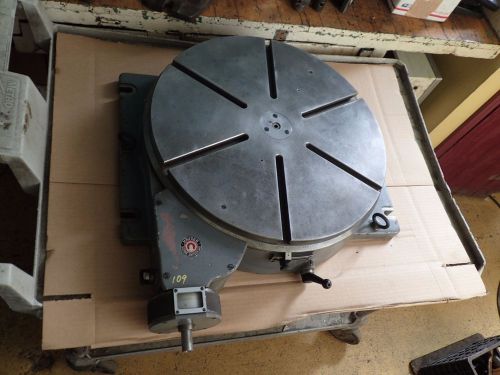 Hauser 19-1/2&#034; 500mm Precision Horizontal Mill Milling Rotary Table Switzerland