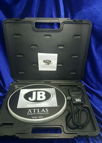 JB ATLAS REFRIGERANT CHARGING SCALE 100KG/220 LB w/ CASE!