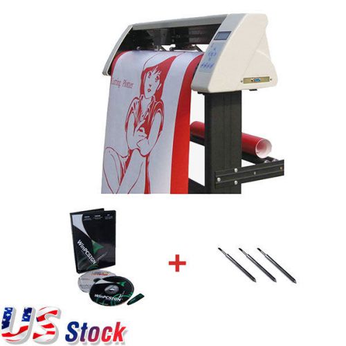 Us stock-48&#034; redsail sign vinyl cutter plotter with contour cut function machine for sale