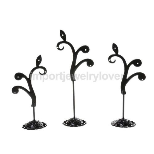 Tree Jewelry Display Stand Earring Detachable Jewelry Organizer Holder Black