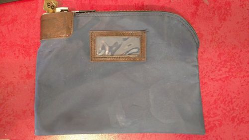 MMF Industries Seven Pin Security Night Deposit Bag With 1 Key 11 X 8.5 Navy