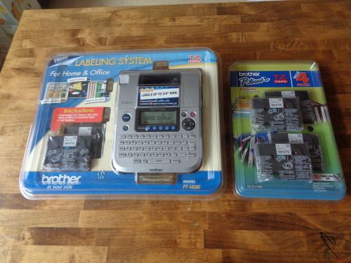 BROTHER Brother PT-1830C P-Touch Desktop Office Labeling Item New W/Tapes Extras