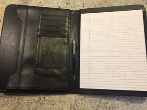 Embraer Padfolio Folder Notepad (NEW) With LEED&#039;s Notepad And Cutter &amp; Buck Pen