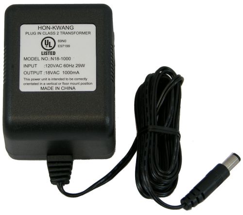 110-120 volt ac to 18 volt ac output class 2 transformer adapter power supply for sale