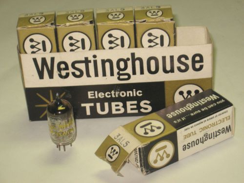 (5) 3al5 tubes, westinghouse - used, tested good for sale