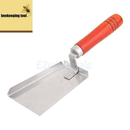 Wood handle metal trowel bee honey shovel scraper hive tool beekeeping equip for sale