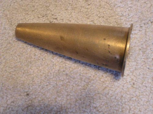 Brass Sausage Stuffer Press Cone Spout Tube