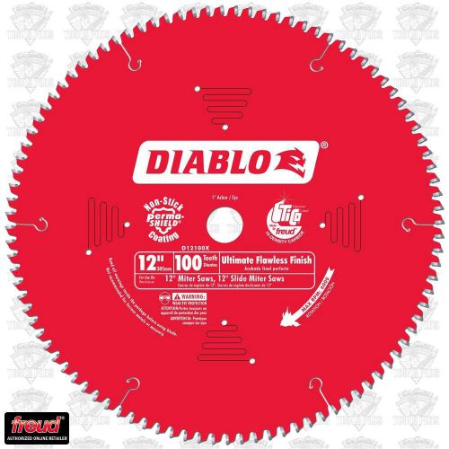 NEW Freud DIABLO 12&#034; D12100X Saw Blade Ultimate Flawless Finish For Wood 305mm