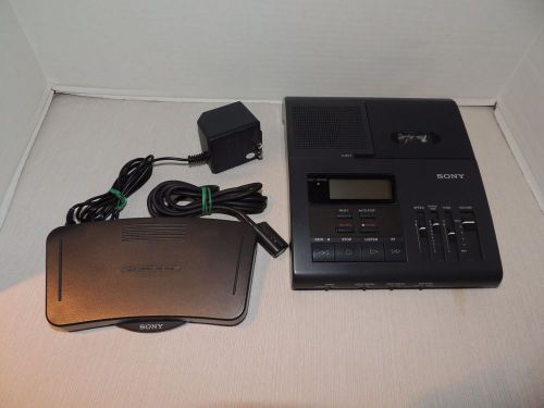 Sony BM-850 Microcassette Dictator Transcriber Machine &amp; FS-85 Foot Control