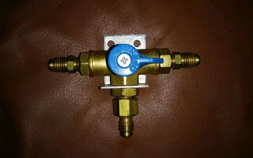 Valve, CO2, Changeover, 1/4 Flare Connections, BRASS