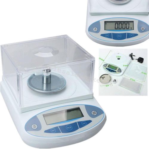 Accurate 200 x 0.001g 1mg Lab Analytical Balance Digital Precision Scale LCD Hot