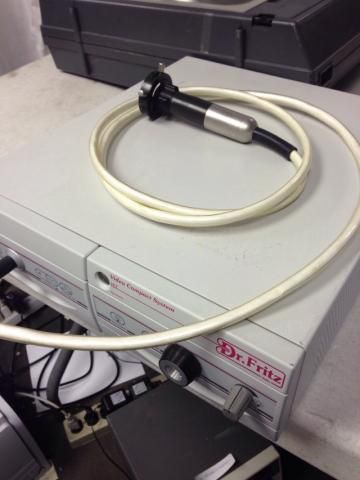 Dr. Fritz VET04 Video Compact System - base and endoscopy cord