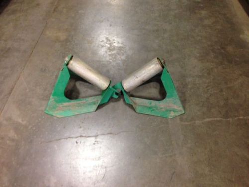 Used mcelroy low profile roller pipe stands pair for sale