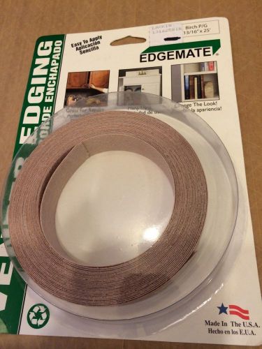 Edgemate Pre Glued Birch 13/16&#034; Edgebanding 25&#039; for Iron On Application