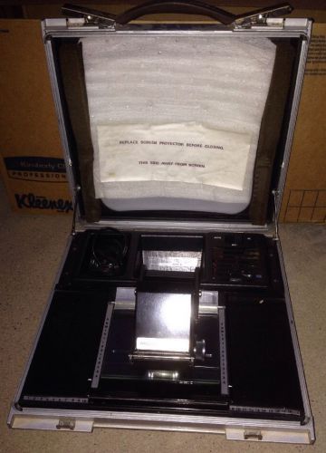 Bell &amp; Howell Micro Design The Portable Microfiche Reader Briefcase