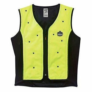 Ergodyne Chill-Its 6685 Evaporative Cooling Vest Wearer Stays Cool and Dry Br...