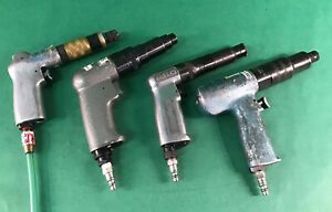 Lot of 4 Pneumatic Pistol Grip Screwdrivers Cleco ARO