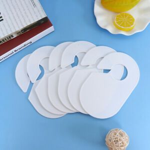 12Pcs White Clothing Size Dividers Plastic Clothe Marking Ring Size T W4SQYUCA