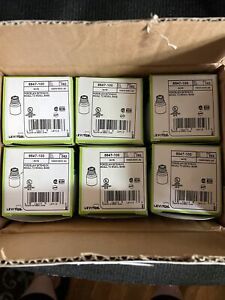 Leviton 8647-100  Porcelain Extension Mogul to Mogul Base 1500-600V Case Of 6