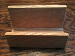 Red Oak Business Card Holder