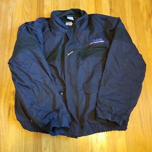 Cintas Workrite Black Flame-Resistant Jacket and  Navy Liner 3XLG