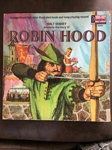 Walt Disney Presents - Robin Hood &amp; Illustrated Book and Long Playing Record CL