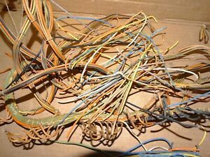 1 lb  Vintage Cloth Covered Wire - Stranded &amp; Solid Core