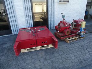 Firetrol Electric Fire Pump Controller FTA1000 w 1250 GPM Centrifugal Pump 60HP