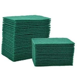 40 Pieces Cleaning Scrub Sponge Scouring Sponge Pads Non Scratch Pads Green