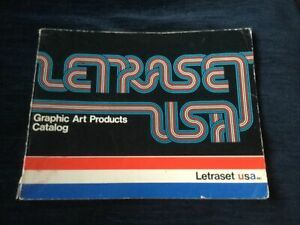 Vintage LETRASET USA ~ Graphic Arts Products &amp; Fonts Catalog 1973