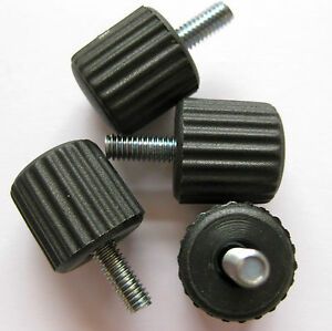 6 X male thumbscrews M6x15mm wing nut bolt electronics audio PC lighting camera