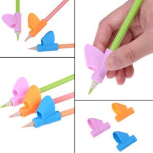 3Pcs/Set Children Pencil Holder Pen Writing Grip Posture Correction Tool In PAN