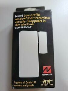 Napco GEM-TRANSLP Low Profile Wireless Window/Door Transmitter  NIB