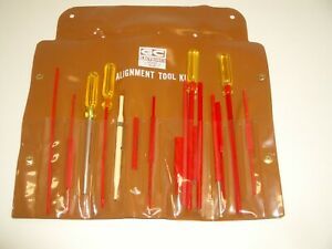 GC ELECTRONICS 8280 16PC DELUX ALIGNMENT TOOL SET KIT FOR CB RADIO TV